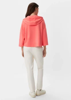 Verkürztes Sweatshirt mit Kapuze-Comma New