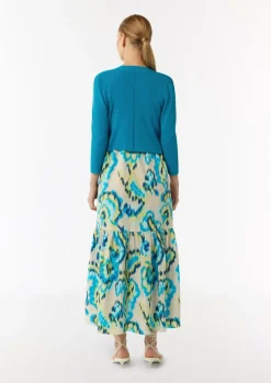 Verkürzte Strickjacke aus Viskosemix-Comma Best