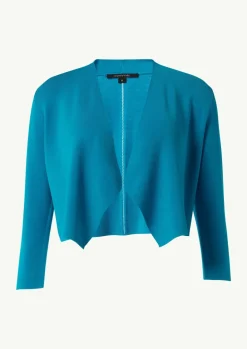 Verkürzte Strickjacke aus Viskosemix-Comma Best