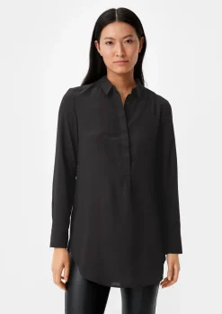 Verlängerte Hemdbluse-Comma Outlet