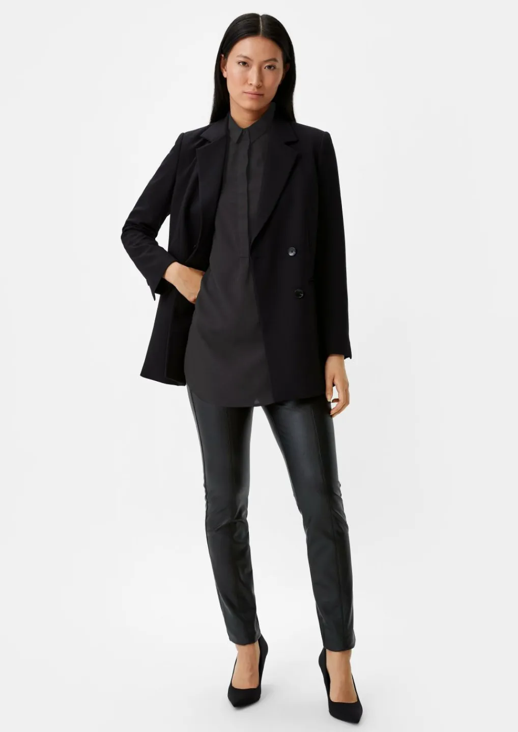 Verlängerte Hemdbluse-Comma Outlet