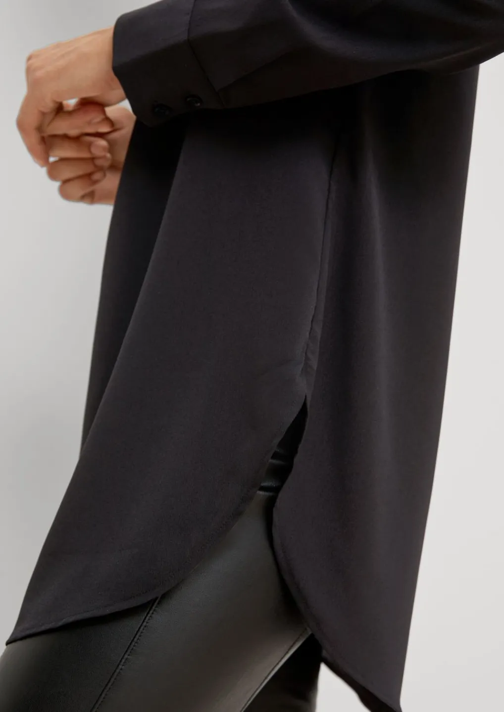 Verlängerte Hemdbluse-Comma Outlet