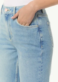 Verwaschene Jeans mit Straight Leg-Comma Outlet
