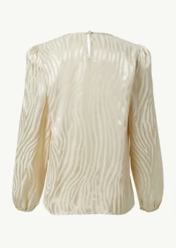 Viskose-Bluse in Animal-Optik-Comma Discount