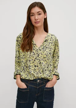 Viskosebluse mit Tunika-Ausschnitt-Comma Sale