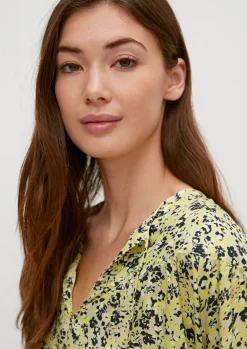 Viskosebluse mit Tunika-Ausschnitt-Comma Sale