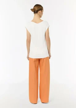 Viskoseshirt mit Kappärmeln-Comma Discount