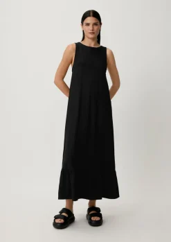 Volantkleid aus Piqué-Comma New