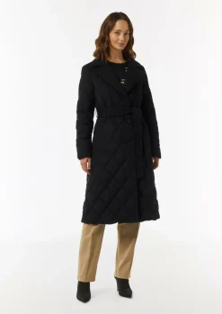 Wattierter Steppmantel aus Wollmix-Comma Discount