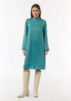 Web-Kleid mit Schleifen-Detail-Comma Hot
