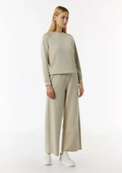 Weiche Palazzohose mit elastischem Bund-Comma Sale