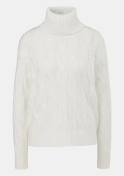 Weicher Pullover mit Strickmuster-Comma Hot