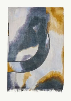 Weicher Schal mit Print-Comma Hot