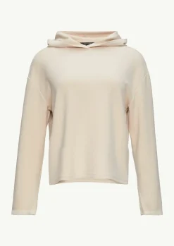 Weiches Kapuzenshirt mit Satin-Details-Comma Clearance