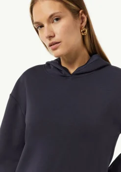 Weiches Kapuzenshirt mit Satin-Details-Comma Sale