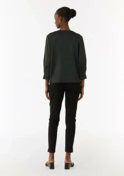 Weiches Sweatshirt mit Faltendetail am Ärmel-Comma Sale