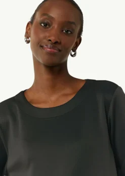 Weiches Sweatshirt mit Faltendetail am Ärmel-Comma Sale