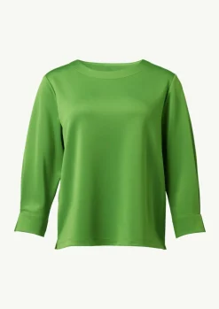 Weiches Sweatshirt mit Faltendetail am Ärmel-Comma Fashion