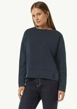 Weiches Sweatshirt mit Schlitz am Saum-Comma Sale