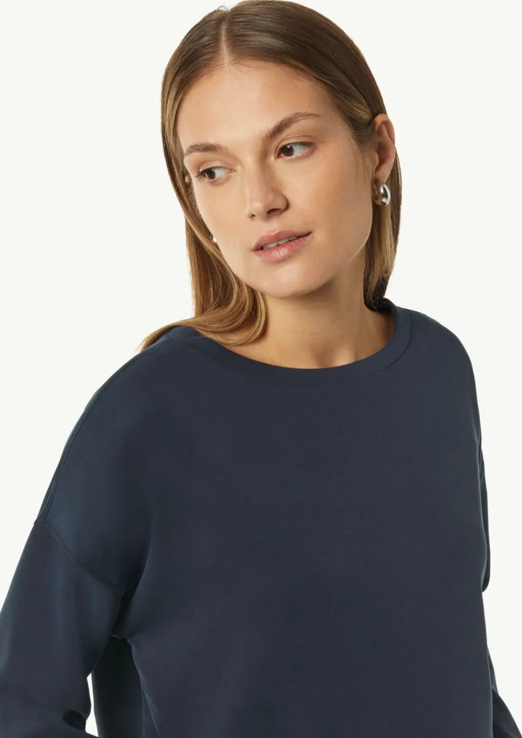 Weiches Sweatshirt mit Schlitz am Saum-Comma Sale