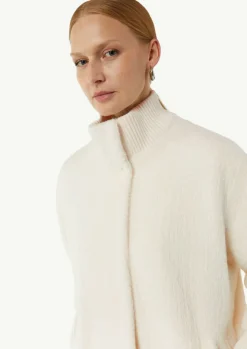 Weiches Woll-Cape mit Stehkragen-Comma Sale