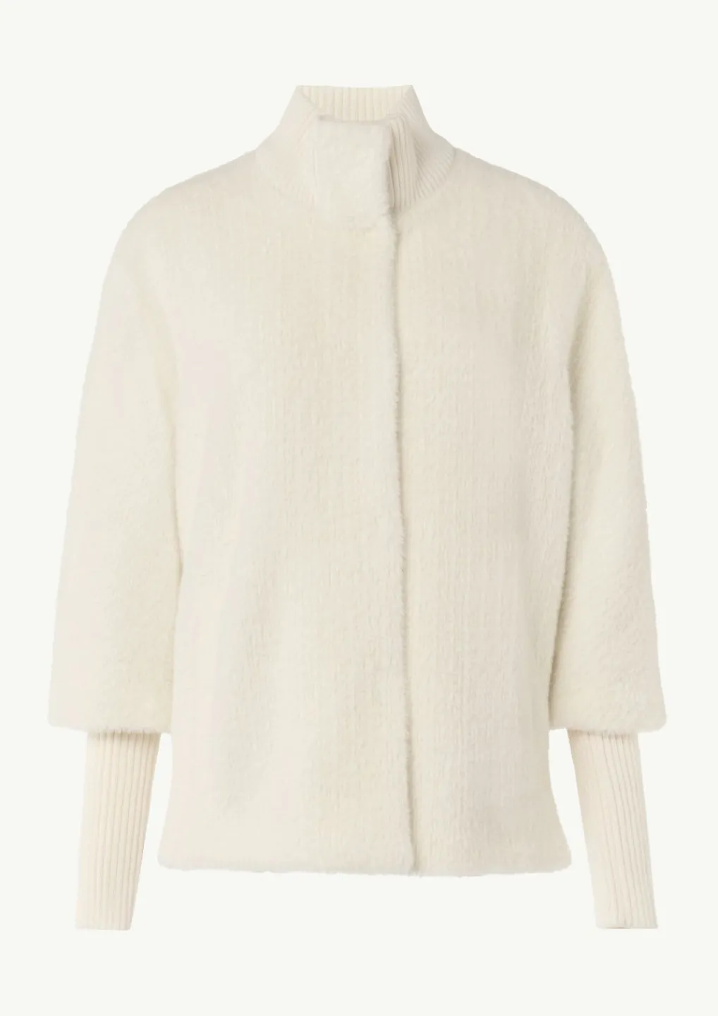 Weiches Woll-Cape mit Stehkragen-Comma Sale
