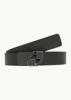 Wendegürtel mit lederbezogener Logoschließe-Comma Fashion