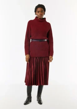 Wendegürtel mit lederbezogener Logoschließe-Comma Fashion