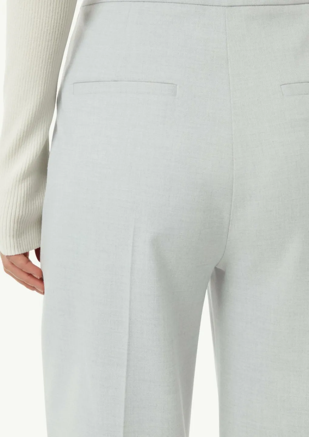 Wide-Leg-Hose aus fließendem Flanell-Comma Outlet