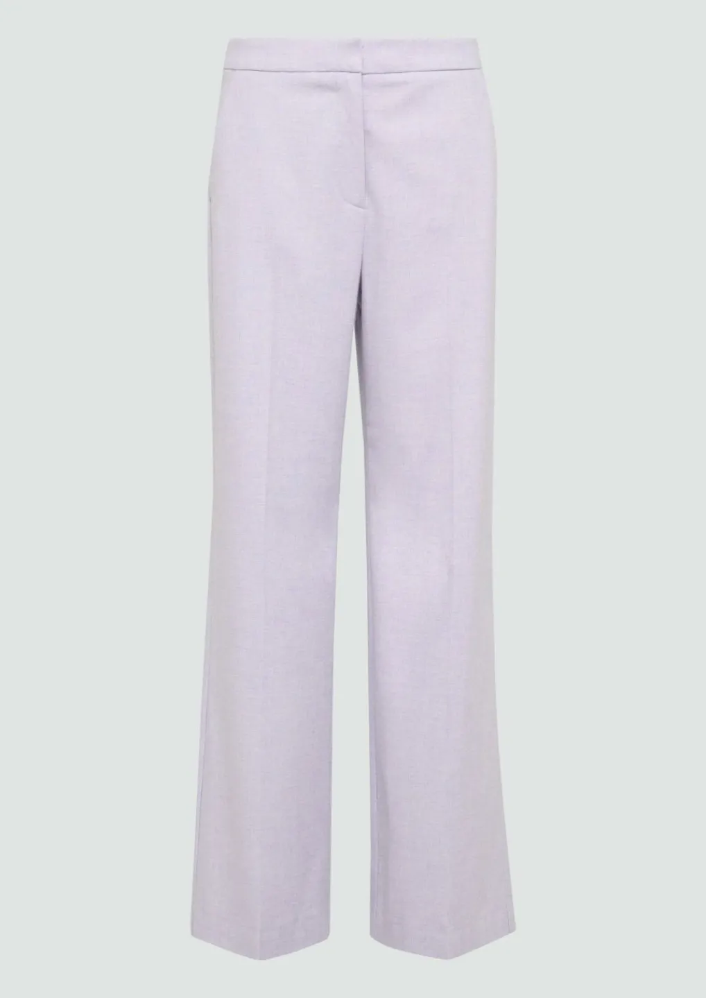 Wide-Leg-Hose aus fließendem Flanell-Comma Clearance
