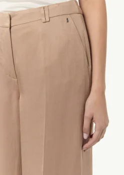 Wide-Leg-Hose aus Leinenmix-Comma Hot