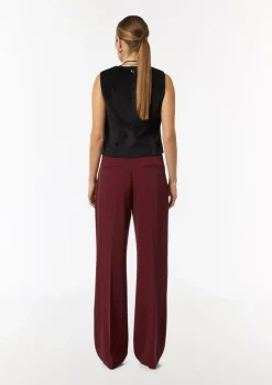 Wide-Leg-Hose mit Bindegürtel-Comma New