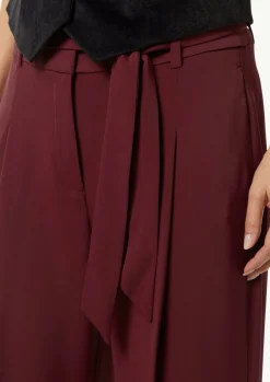Wide-Leg-Hose mit Bindegürtel-Comma New