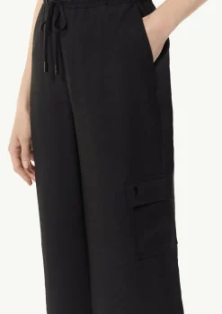 Wide-Leg-Hose mit Cargotaschen-Comma Discount