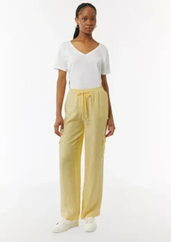 Wide-Leg-Hose mit Cargotaschen-Comma Hot