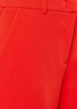 Wide Leg Hose mit Hakenverschluss und Eingrifftaschen-Comma Discount