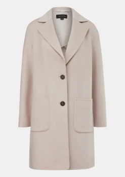 Wollmantel im Loose Fit-Comma Sale