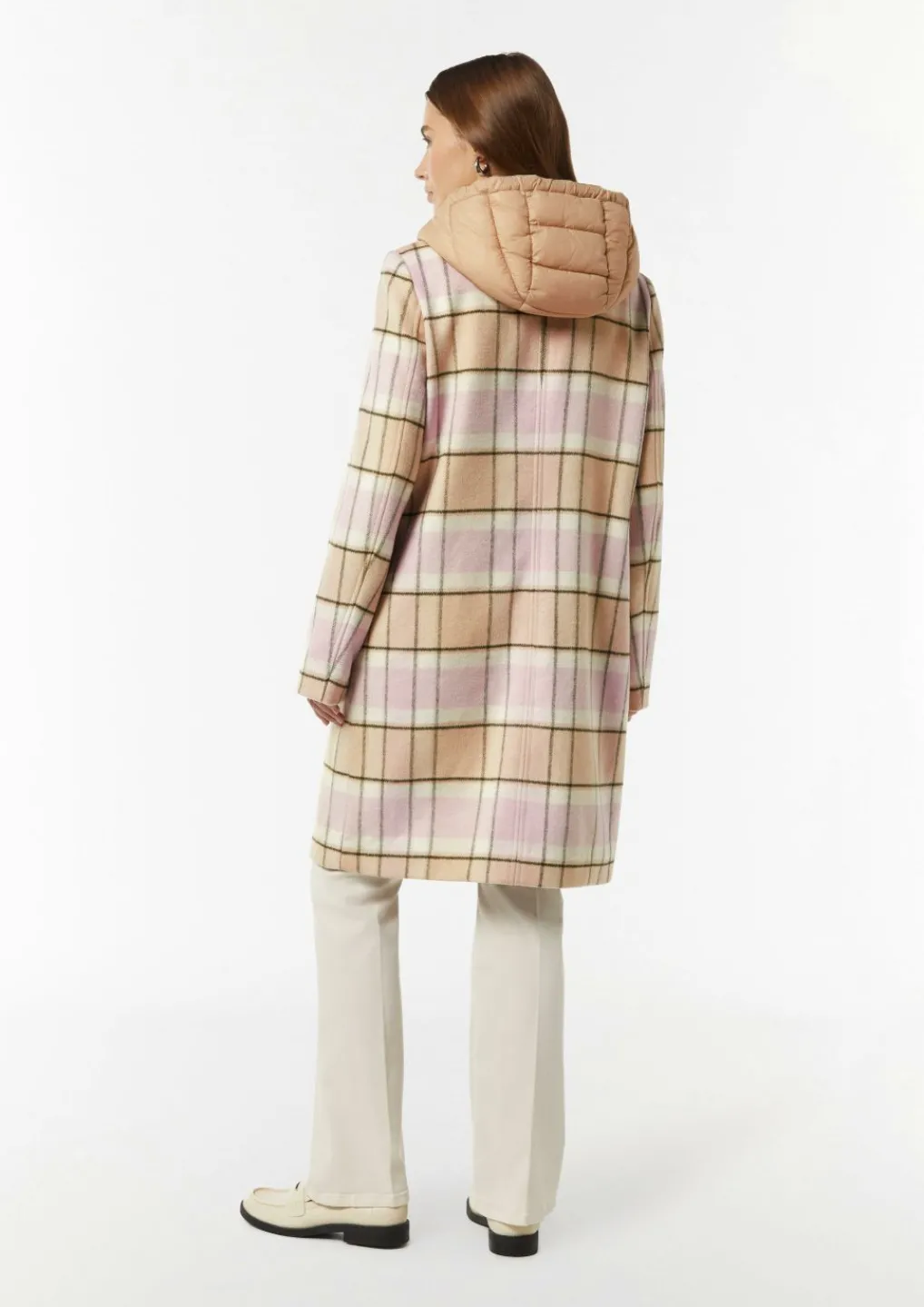 Wollmantel mit herausnehmbaren Steppeinsatz-Comma Fashion
