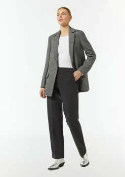 Wollmix-Blazer mit Pailletten-Details-Comma Sale