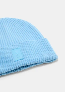 Wollmütze mit Label-Patch-Comma Outlet