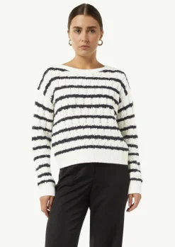 Zopfstrickpullover aus Wollmix-Comma Best